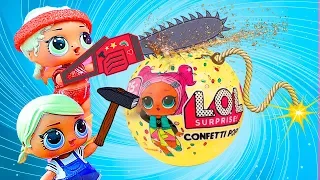 #Распаковка! #Кукла Лол сюрприз Конфетти POP/ cartoons for kids / LOL Confetti Pop Series 3