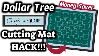 Dollar Tree CUTTING MAT HACK | QUICK & EASY Money SAVING HACK