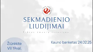 Sekmadienio liudijimai I Banketas Kaunas  2024 02 25