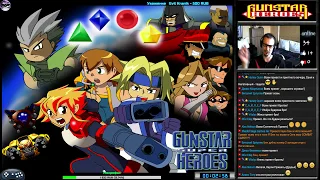 Gunstar Heroes прохождение [Expert] co-op NeGAtiv4k | Игра на (SEGA Genesis, Mega Drive) Стрим RUS