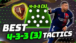 THE BEST 433(3) CUSTOM TACTICS FOR FC 24🔥FC 24 ULTIMATE TEAM