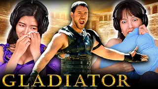 Foreign Girls React | Gladiator | First Time Watch