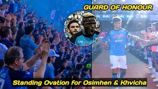 Napoli fans are going crazy for Victor Osimhen and Khvicha Kvaratskhelia🤯🔥