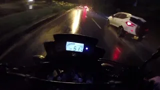 !Subiendo Las Palmas (Medellín) en Honda XRE 190, en plena tormenta eléctrica!!