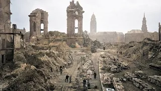 Rebuilding Dresden after the  horrific firebombing at the end of WWII, 1945-1970.