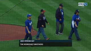 Royals Opening Day: Four brothers, four military branches, four first pitches