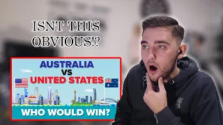 British Guy REACTS to Australia vs United States - Who Would Win? Military Comparison *One Sided?*