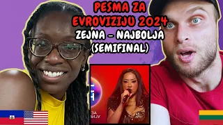 REACTION TO Zejna - Najbolja (Polufinale 2 PZE24) | FIRST TIME LISTENING TO ZEJNA