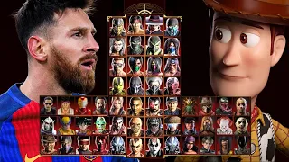 Mortal Kombat 9 - LIONEL MESSI & WOODY TOY STORY - Expert Tag Ladder - Gameplay @(1080p) - 60ᶠᵖˢ ✔