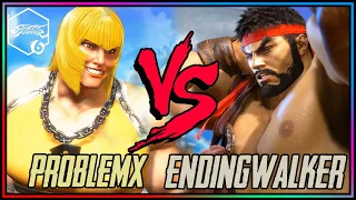 SF6 ➣ ENDINGWALKER [ RYU ] VS PROBLEM X [ MARISA ]   STREET FIGHTER 6