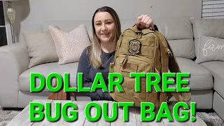 DOLLAR TREE BUG OUT BAG!