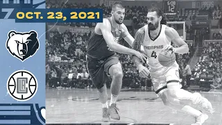 Grizzlies @ Clippers Full Team Highlights | October 23, 2021