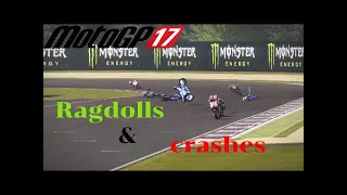 MotoGP 17 ragdolls & crashes