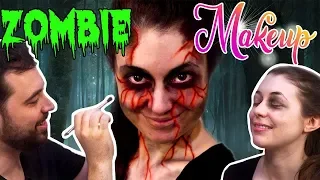 Husband Does my Makeup - Zombie Edition