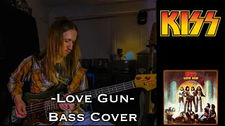 Kiss - Love Gun - Bass Cover [HQ Audio]