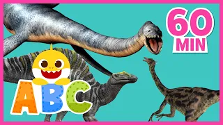 🦖 Learn ABCs with Baby Shark | +Compilation | Learn Dinosaur | ABC Song | Baby Shark ABC for kids