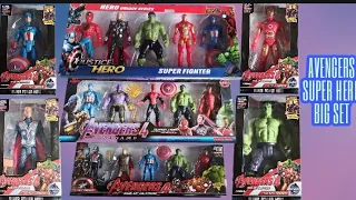 ||🎭AVENGERS 4 ACTION FIGURE HERO'SET UNBOXING||🎭INDIAN TOY UNBOXER||