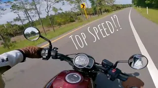 Honda Rebel 1100 DCT TOP SPEED RUN! How Fast Can It Go?