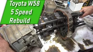How To Rebuild a Toyota W58 5 Speed Transmission - Part 1