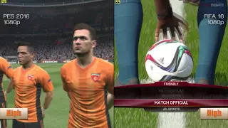 PES 2016 Vs FIFA 16 - Graphics and Performance Comparison