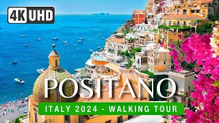 POSITANO Walking Tour 4K ITALY 2024 🇮🇹 🏖️ with CAPTIONS