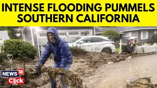 California Storm | Califonia Floods | California Battered By Heavy Rains And Strong Winds | N18V