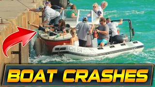 WORST BOAT CRASHES IN THE HISTORY OF HAULOVER INLET | BOAT ZONE