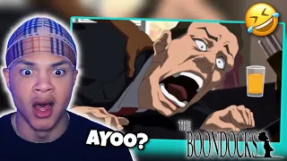 FIRST TIME WATCHING THE BOONDOCKS Funniest Moments Compilation #1 REACTION!!