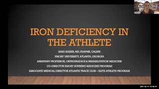 Iron Deficiency in the Athlete | National Fellow Online Lecture Series