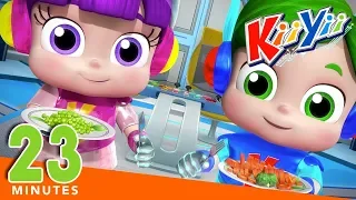 Eat Your Vegetables | Plus Lots More Nursery Rhymes | 23 Minutes Compilation from KiiYii! | 영어동요 모음