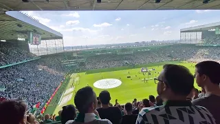 Celtic v St Mirren Full Time Celebrations