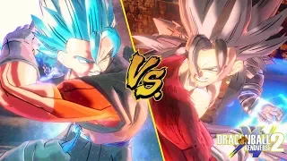 DB Heroes Vegito (SSB) vs Xeno Vegito (SSJ4) | Who is Stonger !? Dragon Ball Xenoverse 2