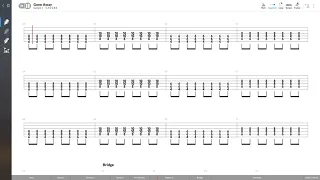 The Offspring - Gone Away (LEAD GUITAR TAB PLAY ALONG)