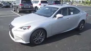 2014 LEXUS IS350 F SPORT REVIEW ENGINE START UP INTERIOR