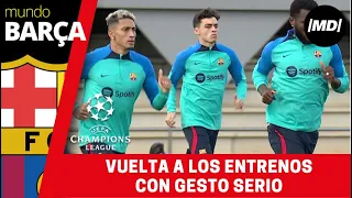 El Barça vuelve a los entrenamientos tras el mal resultado ante el Inter