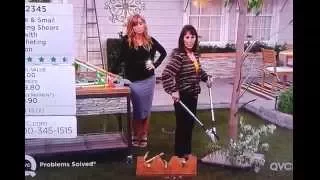 2015 QVC Bloopers Clip with Jennifer Coffey - Bent Over On Her Knees With Gardening Pruning Shears