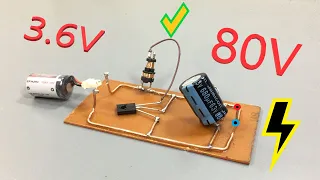 3.6V to 80V DC Booster - Voltaj Yükseltici Devre