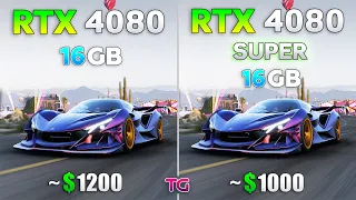 RTX 4080 SUPER vs RTX 4080 - Test in 11 Games