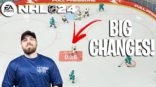 MASSIVE NHL 24 GAMEPLAY CHANGES COMING!