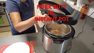 Cooking a Pork Butt in the Instant Pot with Belinda.