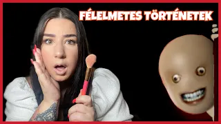 FÉLELMETES történetek, amiket jobb, ha NEM este hallasz!😱 + SMINK #szüliweek 1