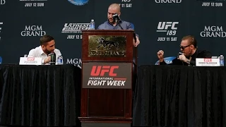 UFC 189 press conference