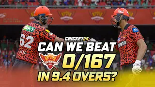 Can we beat SRH 0/167 in a 9.4 Overs?