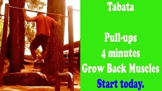 Tabata pull-ups 5 minutes.