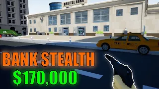 Bank Heist STEALTH Guide! (One Armed Robber TIPS/TRICKS) **BONUS TIP**