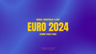 MEDUZA, OneRepublic & Leony - Fire (Official UEFA EURO 2024 Song) Lyric Video