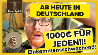 Endlich! Bedingungsloses Grundeinkommen (BGE) in Deutschland für Einkommenschwache!