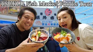 Foodie and walking tour at Tsukiji Fish Market! Plus extra cultural walk!!