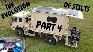 LMTV Overland Expedition truck build DIY Stilts Part4