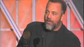 Billy Joel Accepts Rock and Roll Hall of Fame Award in 1999